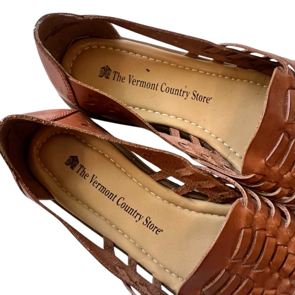 The Vermont Country Store Leather Huarache Sandals - Picture 4 of 9